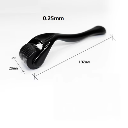 Derma Roller for Facial and Body Hair Growth - 540 Micro Needles for Enhanced Skin and Beard Care (0.2mm, 0.25mm, 0.3mm)
