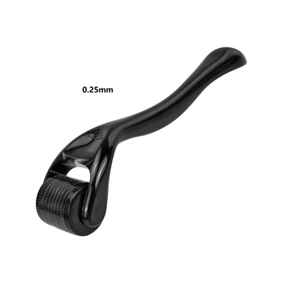 Derma Roller for Facial and Body Hair Growth - 540 Micro Needles for Enhanced Skin and Beard Care (0.2mm, 0.25mm, 0.3mm)