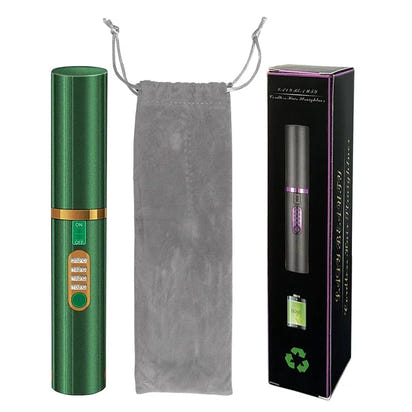 Portable Hair Straightener/Curler – Diamond Finish & 2-in-1 Performance – PureBloom™