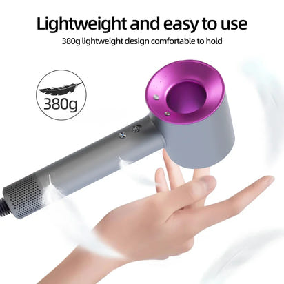 High-Speed Bladeless Hair Dryer – Ionic, Silent & Portable – PureBloom™