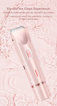 2-in-1 Electric Epilator – Painless Shaver for Body, Face & Bikini – PureBloom™