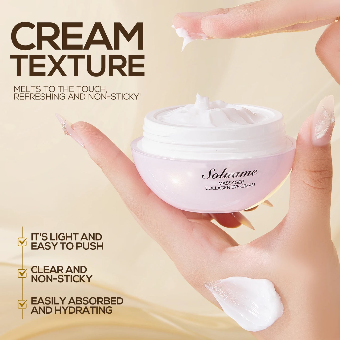 Collagen Eye Contour Cream – Hydrating & Smoothing – PureBloom™