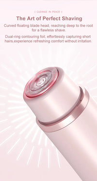2-in-1 Electric Epilator – Painless Shaver for Body, Face & Bikini – PureBloom™