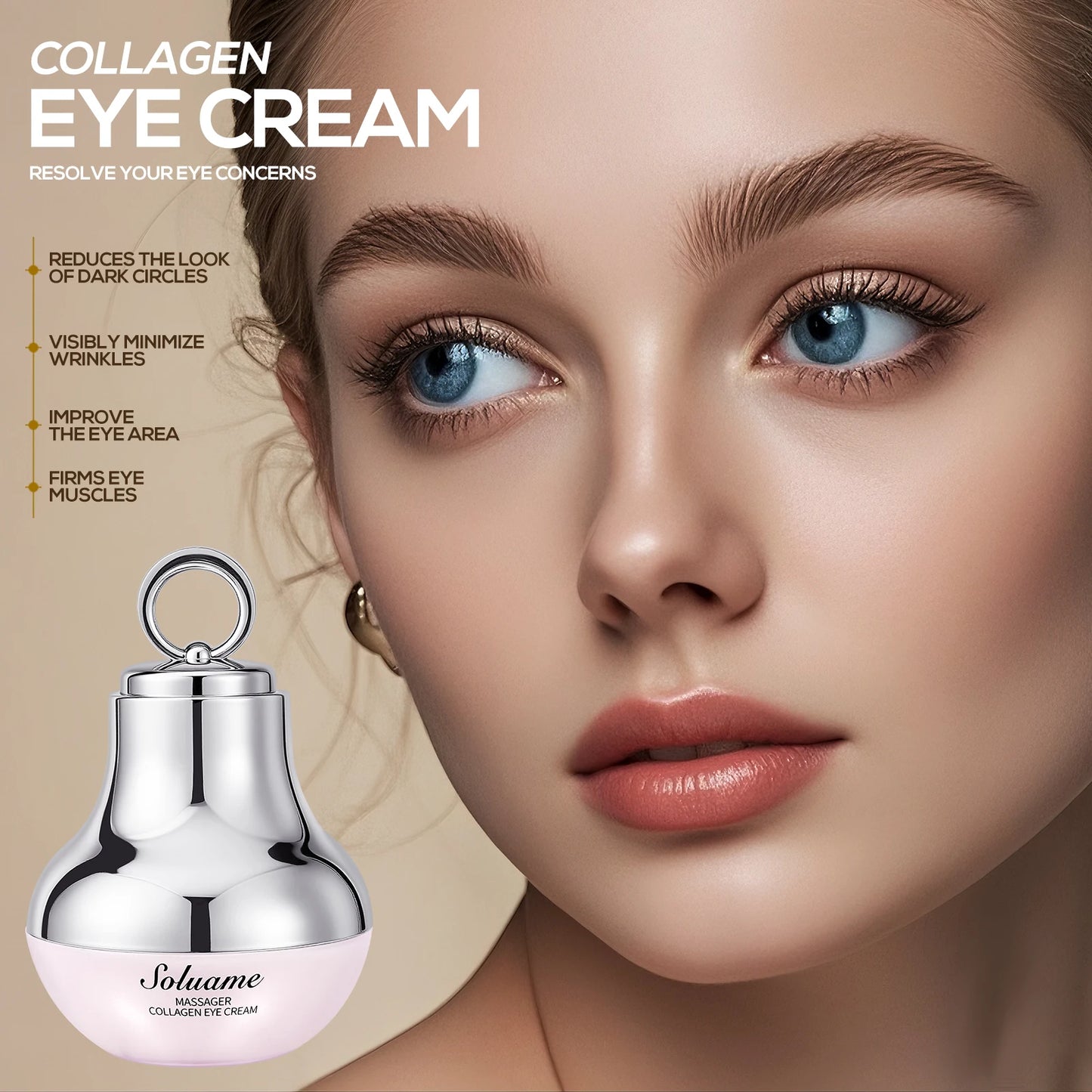 Collagen Eye Contour Cream – Hydrating & Smoothing – PureBloom™