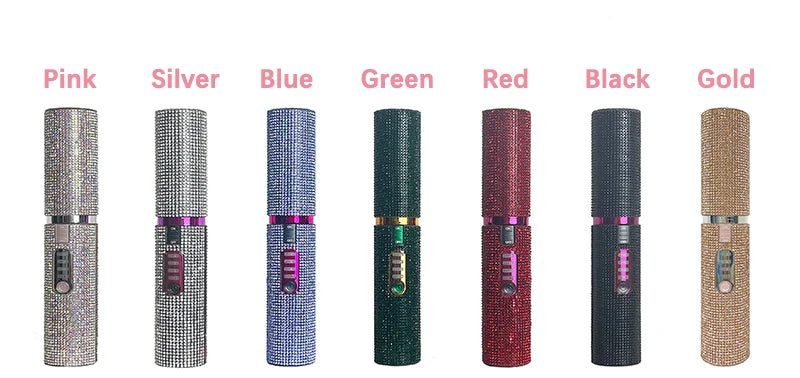 Portable Hair Straightener/Curler – Diamond Finish & 2-in-1 Performance – PureBloom™