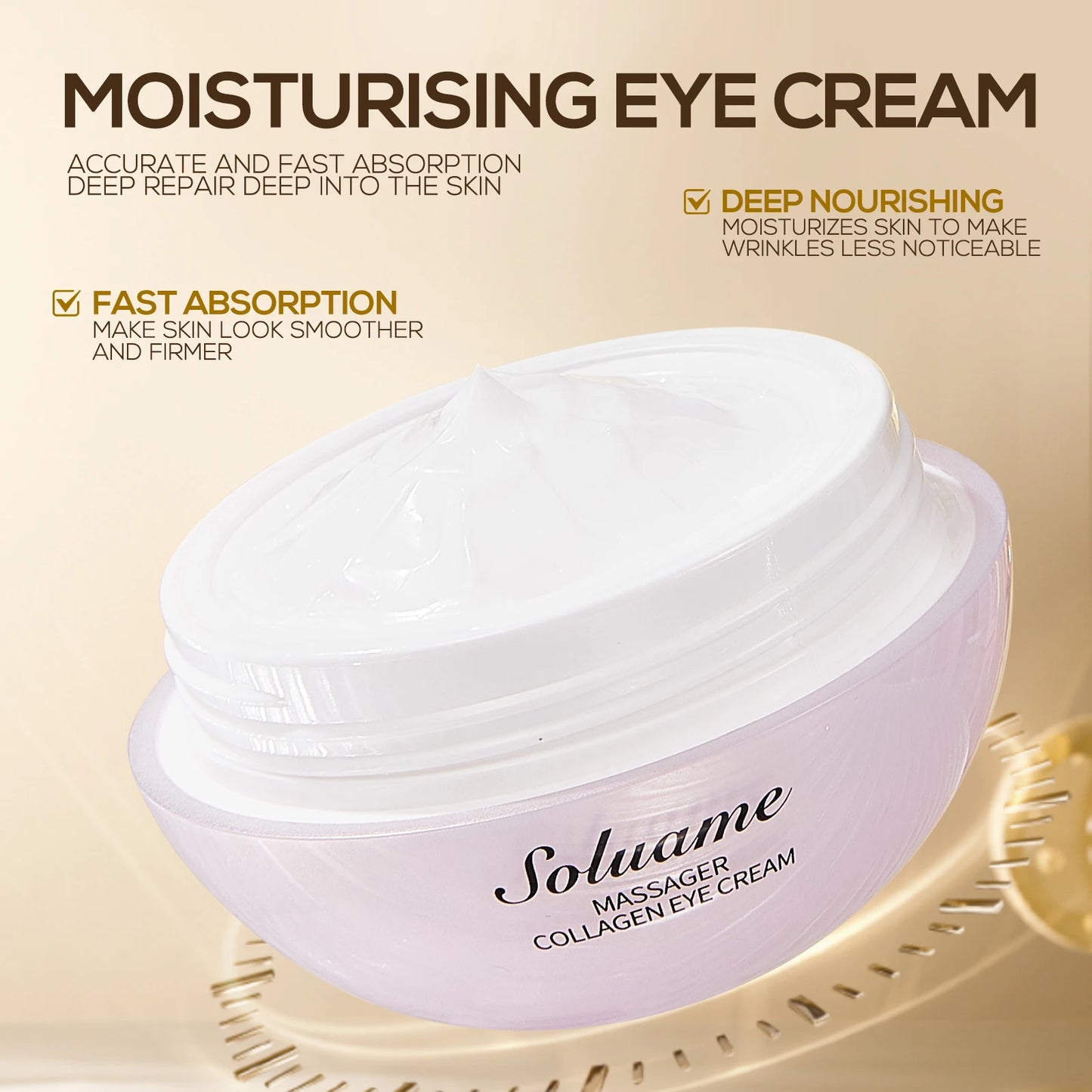 Collagen Eye Contour Cream – Hydrating & Smoothing – PureBloom™