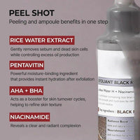 Black Rice Exfoliating Ampoule – Radiance Care & Deep Cleansing Dr. Mélaxine – PureBloom™