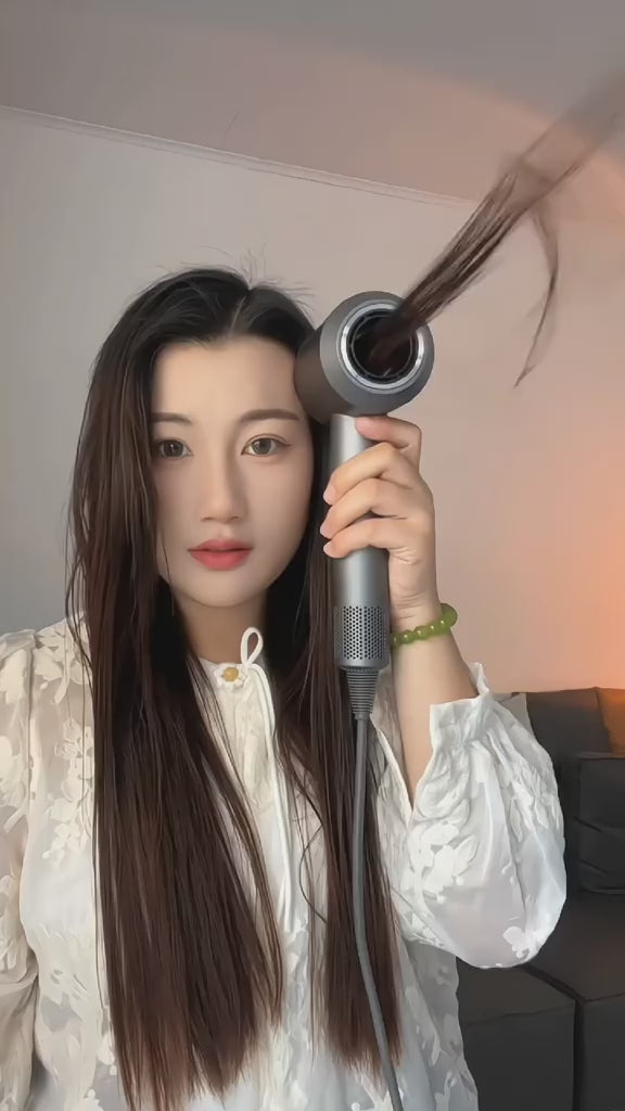 High-Speed Bladeless Hair Dryer – Ionic, Silent & Portable – PureBloom™ video