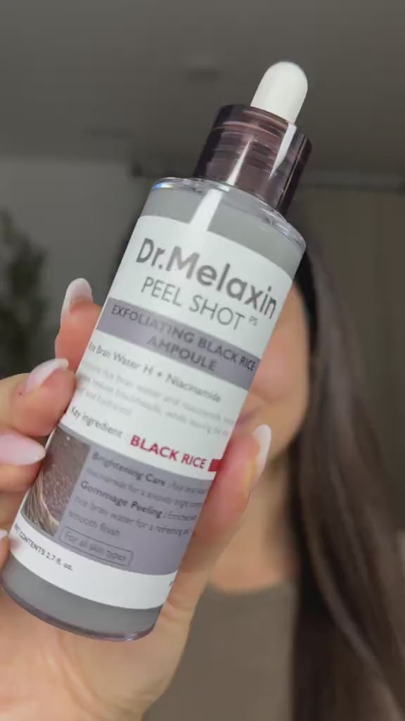 Black Rice Exfoliating Ampoule – Radiance Care & Deep Cleansing Dr. Mélaxine – PureBloom™ video