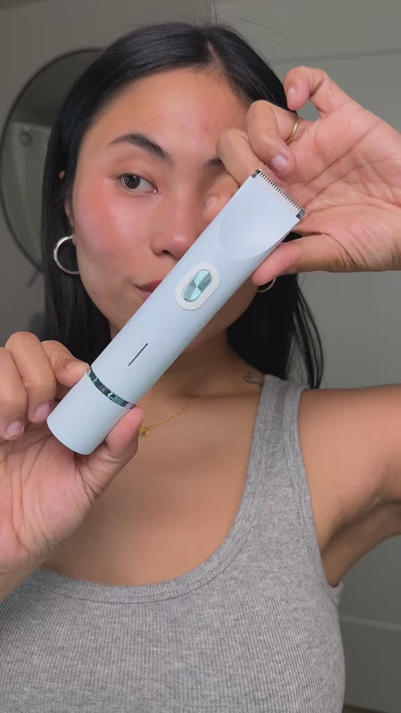 2-in-1 Electric Epilator – Painless Shaver for Body, Face & Bikini – PureBloom™ video